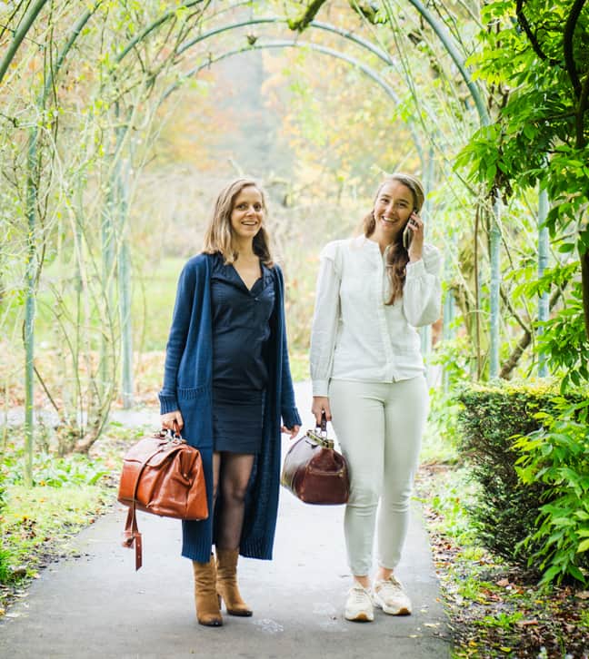 verloskundige Sandra